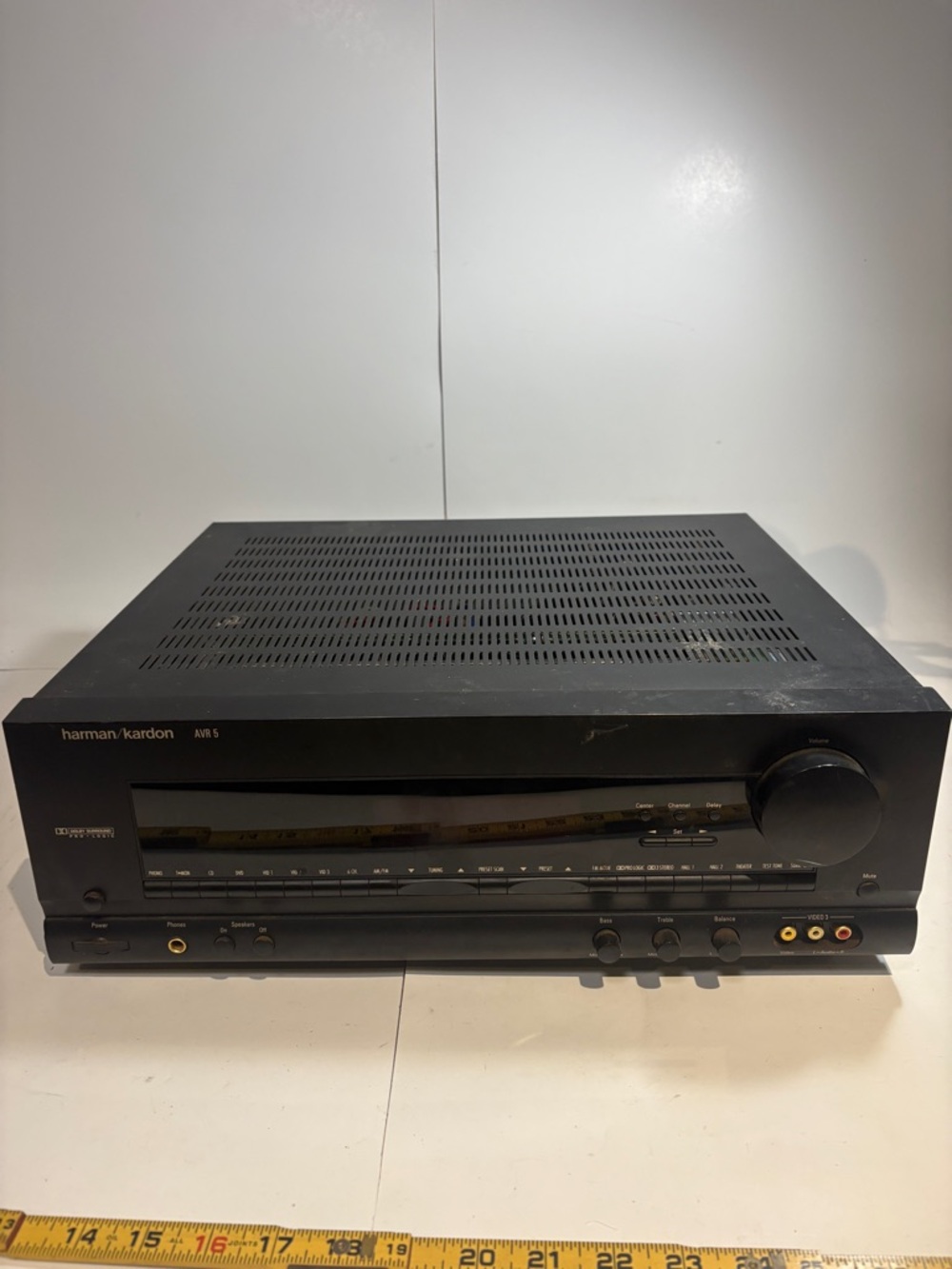 Harmon Kardon AVR 5 Stereo Dolby Surround Sound As Pictured